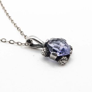 Cadena de Plata con Dije de Amatista - imagen 2
