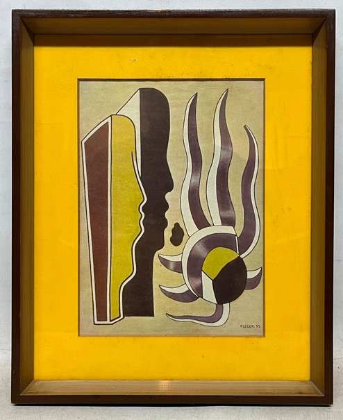 Lote siguiente: Litiografia de Fernand Leger 'Sin titulo' - Año 1933