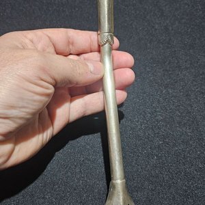 Bombilla Curva de Plata con Detalles Labrados - imagen 12