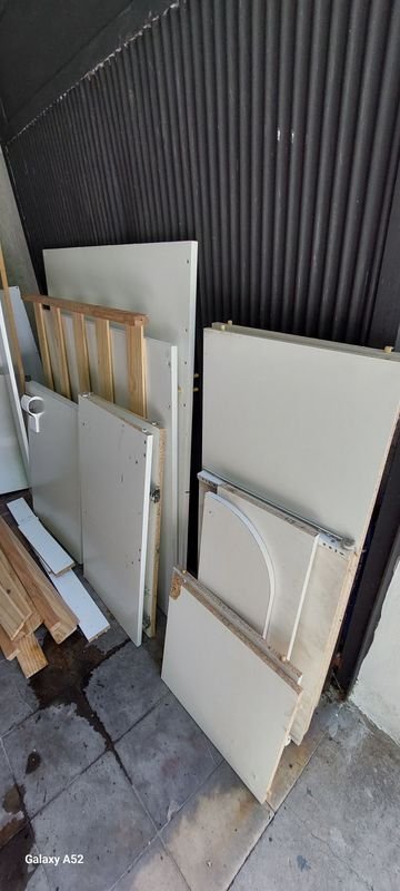 Cama de 1 plaza con mueble en mdf desarmado - imagen 5