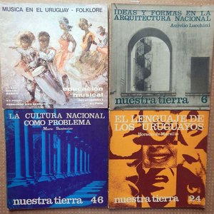 Lote de 4 Libros Uruguayos: Colección Nuestra Tierra y Música - imagen 1