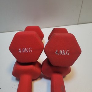 4 Mancuernas Rojas de 4 kg Cada Una - imagen 7
