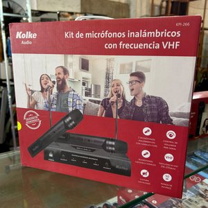 Lote siguiente: Kit de Micrófonos Inalámbricos Kolke KPI-266 con Frecuencia VHF