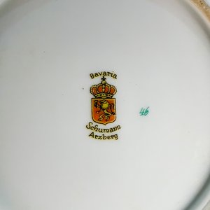 Frutera de Porcelana Bavaria Schumann Arzberg con Decoración Floral - imagen 4