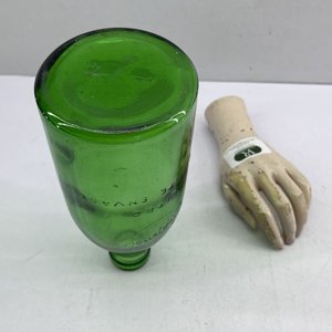 Botella de Leche Conaprole Verde Vidrio 1 Litro Pico Fino - imagen 3