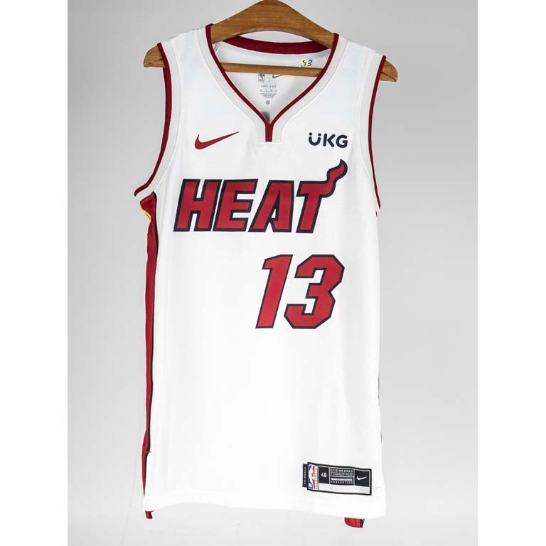 Camiseta de Básquetbol Nike Miami Heat 13 Adebayo Talle L