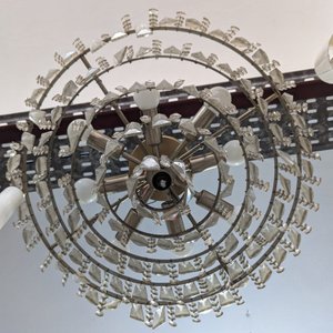 Araña de Techo con 5 Niveles y 9 Luces, Estilo Clásico - imagen 3