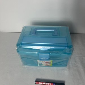 Botiquín Organizador Plástico Azul con Reparticiones - imagen 3