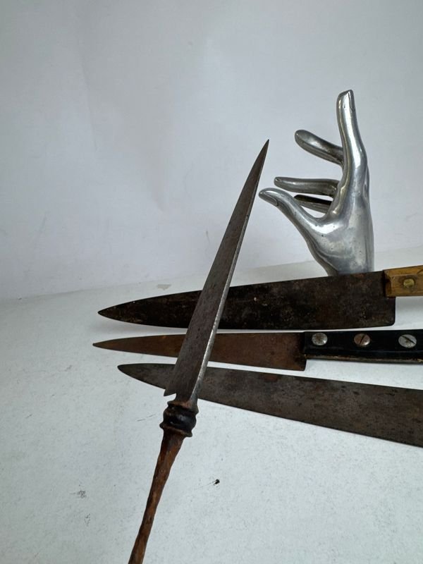 Cuchillas de Acero Carbono y Cuchillo de Campo - imagen 9