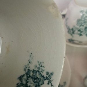 Juego de 10 Tazas y Platos de Café en Loza Inglesa Trentman - imagen 7