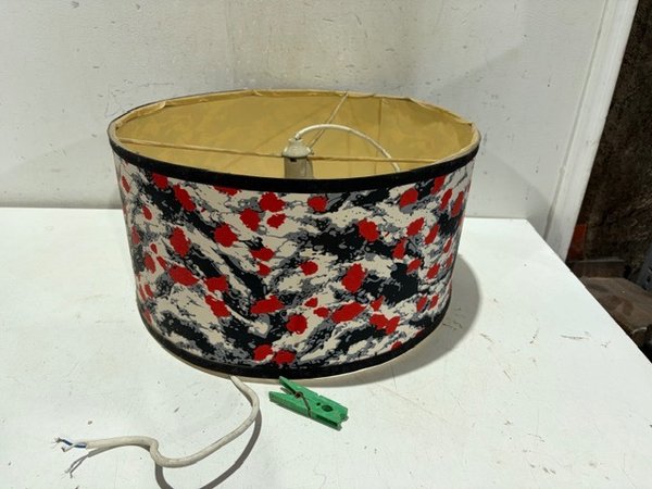 Pantalla de lámpara colgante decorada