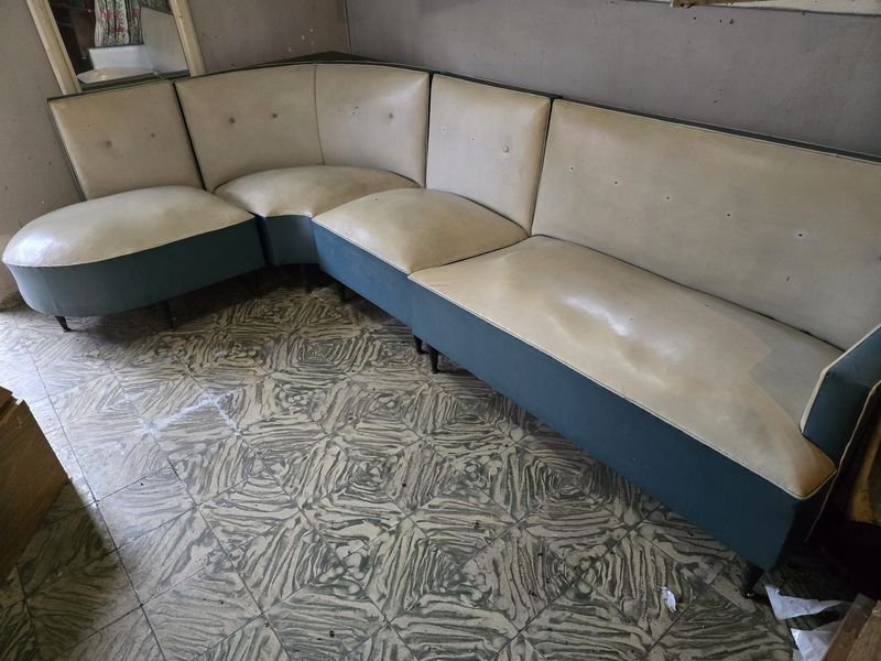 Sillón Esquinero Recto de 4 Módulos