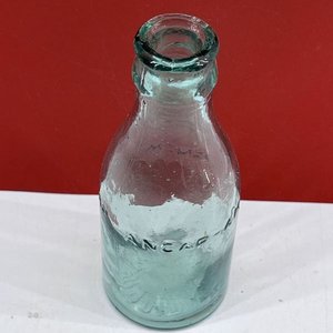 Botella de Vidrio Antigua ANCAP - Coleccionismo - imagen 2