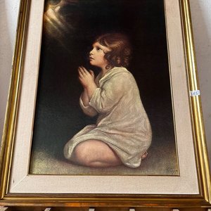 Lote siguiente: Cuadro Enmarcado "Niña Rezando" 68 x 88 cm