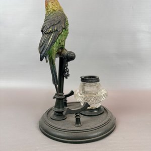 Lote siguiente: Tintero Decorativo con Figura de Loro