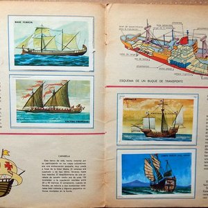 Álbum de Figuritas Completo "Barcos" Susaeta 1971 - imagen 2