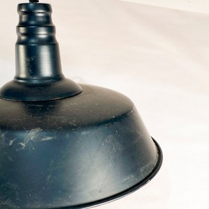 Colgante Negro de Chapa, Diámetro 35 cm - imagen 2