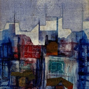 Lote siguiente: Obra "Ciudad" de Raúl Pavlotzky: Técnica Mixta sobre Tela (30 x 24 cm)