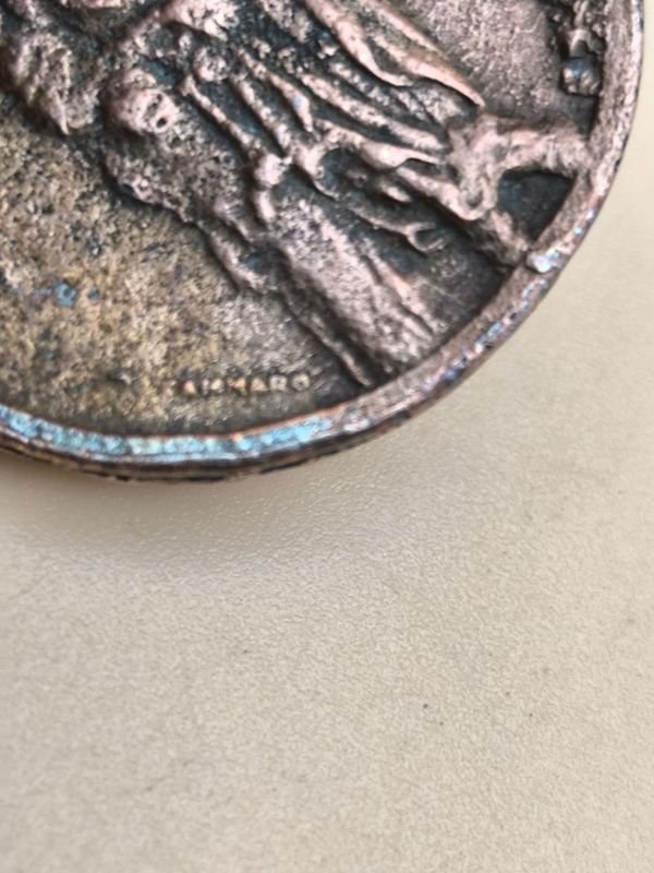 Medalla de Tammaro en Metal con Diseño Gaúcho - imagen 3