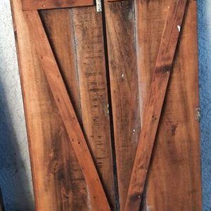 2 Postigones de Madera Rústica (44x1.78m) - imagen 2
