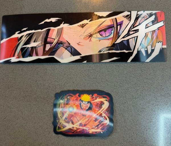 Stickers Anime Naruto y Personaje Estilizado