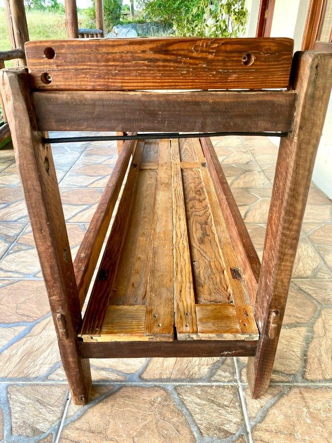 Banco carpintero antiguo de madera - imagen 6