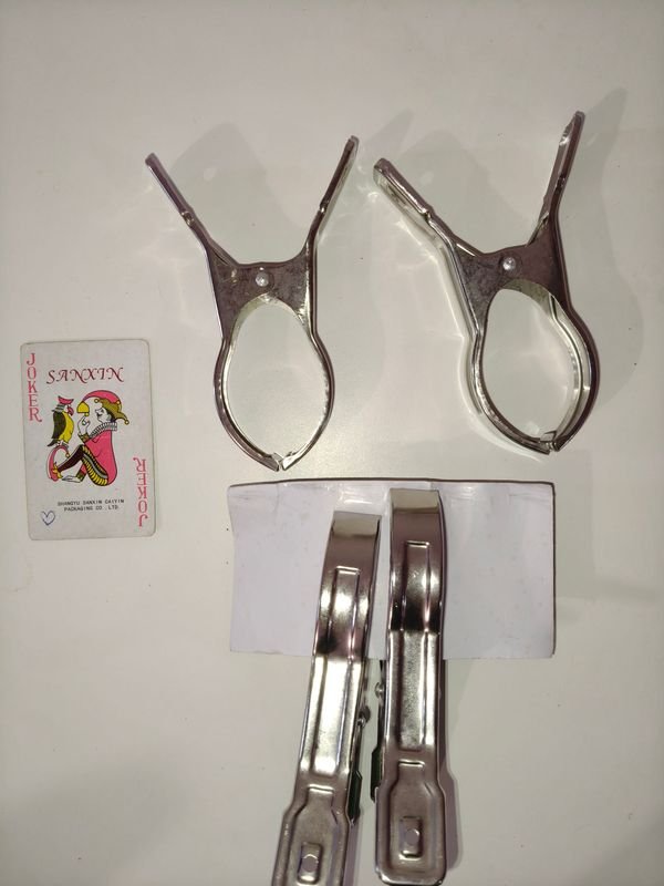 4 Pinzas Metálicas para Sujeción - imagen 1