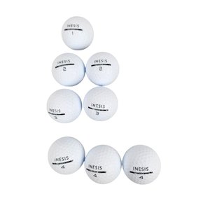 Pelotas de Golf Inesis Distance 100 Blancas (8 Unidades) - imagen 2