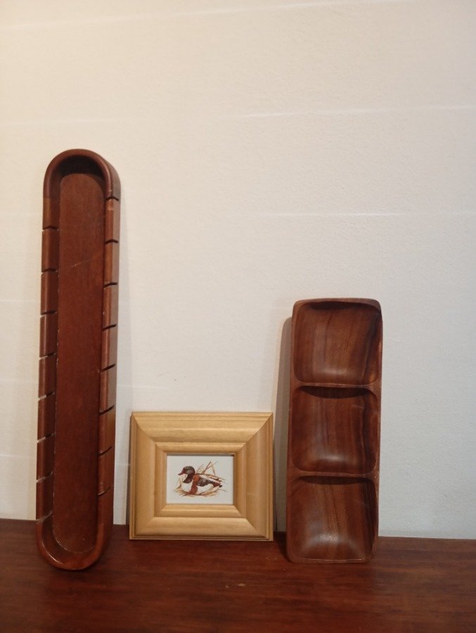 Accesorios para Hogar: Conjunto de marcos y bandejas de madera - imagen 4