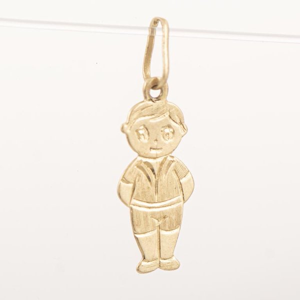 Dije de Oro 18k con Figura de Niño