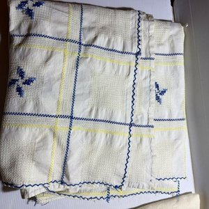 Lote de Manteles, Caminos de Mesa y Repasadores de Tela y Crochet - imagen 8