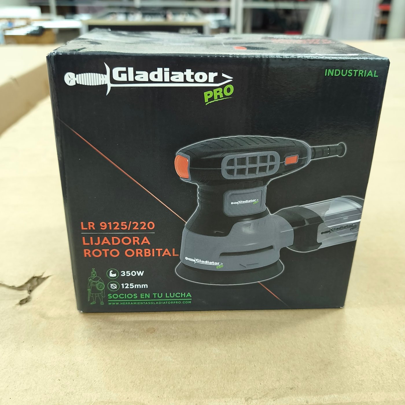 Lijadora Roto Orbital Gladiator Pro LR 9125/220