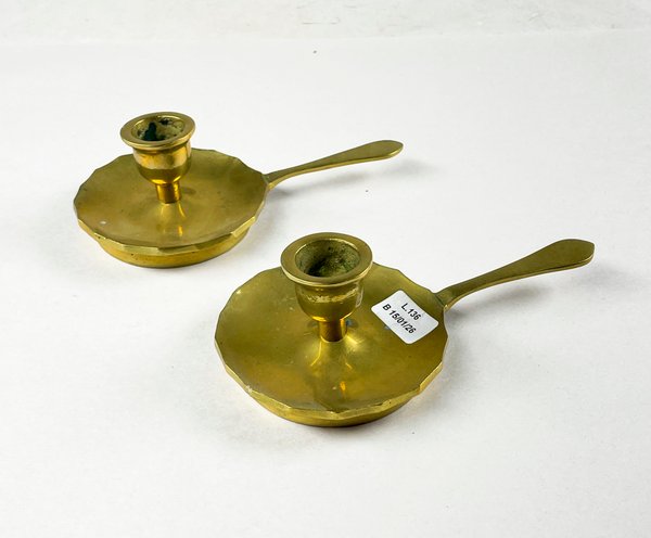 Lote siguiente: Par de moldes en bronce para decoración