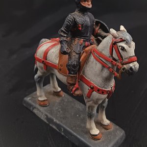Figura de Conquistador Medieval a Caballo, Cassandra Italia - imagen 2