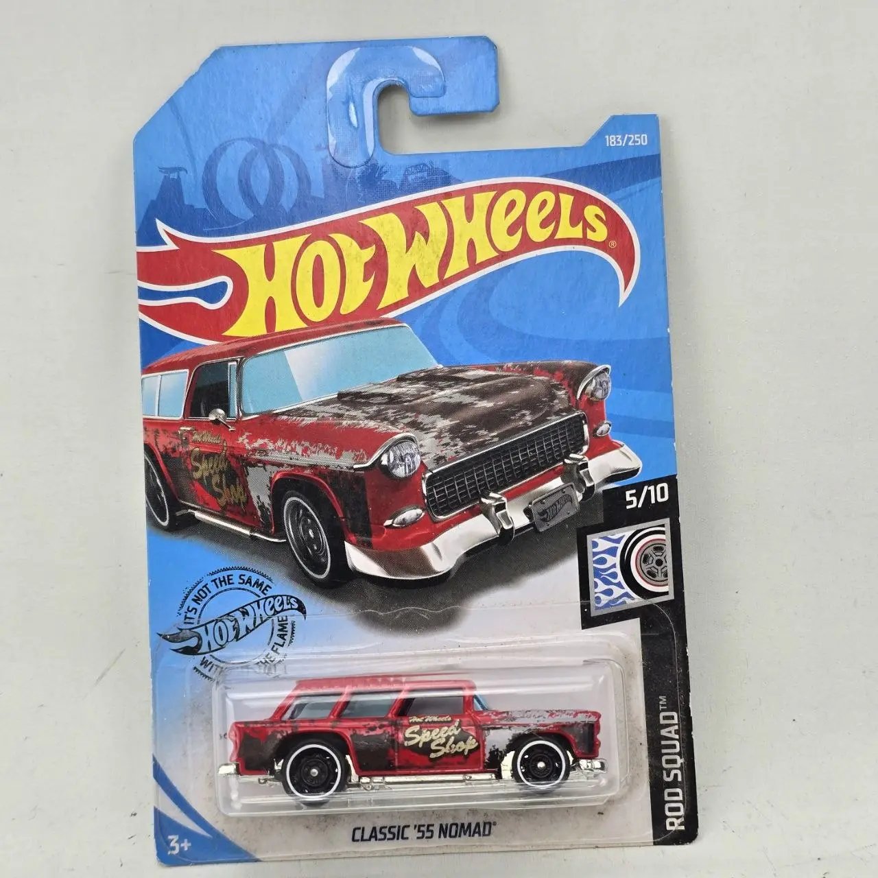 Hot Wheels Clásico '55 Nomad Rod Squad Rojo