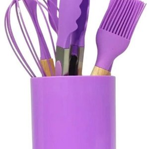 Set de Utensilios de Cocina Bliss de Silicona y Madera (7 Piezas) - imagen 4