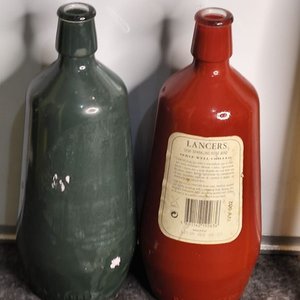 Dos Botellas Antiguas de Vino Lancers Portugal - imagen 3