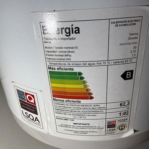 Termofón Eléctrico Enxuta 30 Litros - imagen 2
