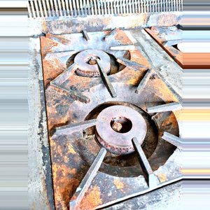 Cocina Industrial a Gas de 4 Fuegos con Gabinete - imagen 6