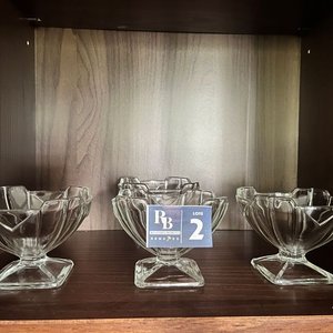 Lote siguiente: Set de 4 Copas de Vidrio para Postre o Helado