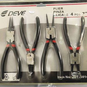 Lote siguiente: Kit 4 Pinzas para Seguro Devec, Interior/Exterior, Recta y Curva