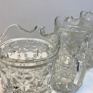 3 Jarras de Vidrio Labrado Transparente - imagen 6
