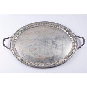 Lote anterior: Bandeja Oval de Plata Inglesa con Asas