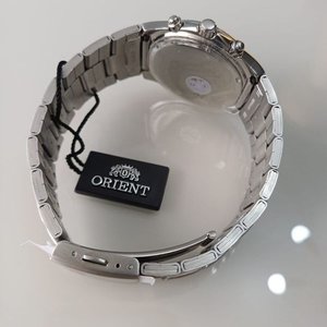 Reloj Orient Chronograph LTT09001B0 Acero Inoxidable Esfera Negra - imagen 11