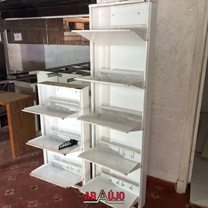2 Zapateros Metálicos Blancos para Restaurar - imagen 2
