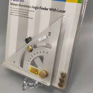 Escuadra Triangular Fobral de Aluminio con Nivel Láser y Escala - imagen 3