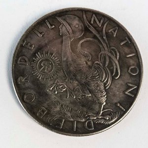 Medalla Alemana "Reclamo del Hierro del Ruhr" 1923 - imagen 2