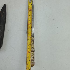 Cuchillo Criollo Antiguo Brouqua & Scholberg Montevideo con Cabo de Alpaca Repujada - imagen 3