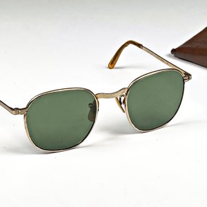 Lentes de Sol Vintage con Estuche de Cuero - imagen 4