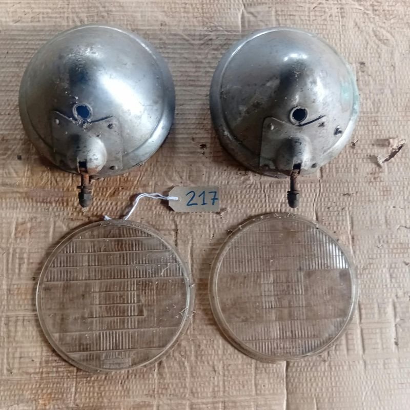 2 Carcasas y 2 Vidrios de Farol Chevrolet 31 Originales